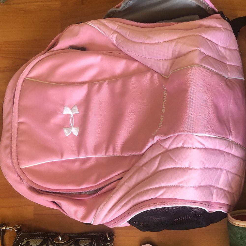 Pink Under Armour Backpack
